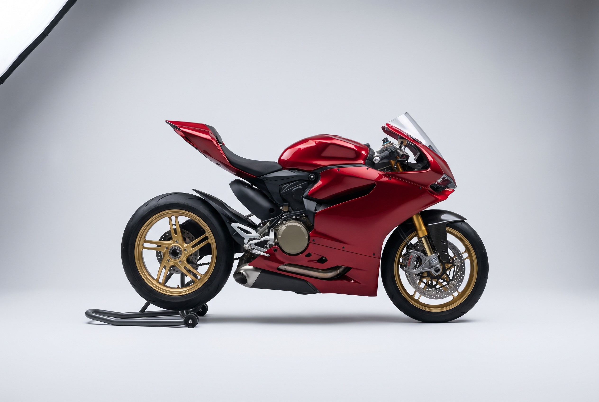 Ducati Panigale V2 superbike in red, competition prize